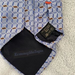 Blue Ermenegildo Zegna tie